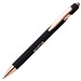 Metall-Touch-Kugelschreiber Rosé, schwarz