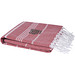 Anna 150 g/m² Hammam Baumwollhandtuch 100 × 180 cm, rot