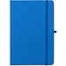 ANNE. A5 Notizbuch aus recyceltem Polyester (100% rPET) mit linierten Seiten, Königsblau
