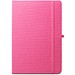 ANNE. A5 Notizbuch aus recyceltem Polyester (100% rPET) mit linierten Seiten, Rosa