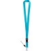 ANQUETIL. Lanyard aus Polyester, Hellblau