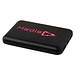 Asama 5000 mAh Typ-C Powerbank aus recyceltem Kunststoff, schwarz