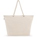 ATHENS. Strandtasche aus recycelter Baumwolle (70 %) und recyceltem Polyester (30 %) (220 g/m²), Naturhell