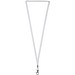 Ava Schlauchförmiges Sublimation Lanyard, weiss