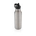 Avira Ara RCS Re-Steel Fliptop Wasserflasche 500ml, silber