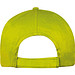 AZO-freie 5 Panel Baumwoll-Baseball-Cap, apfelgrün
