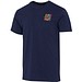 Azurite 160 g/m² Kurzärmeliges T-Shirt Bio Baumwolle (OCS), unisex, navy, 3XL