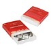 Backförmchen Premium-Box, Xmas, Elch + Glocke, 1-seit. Druck