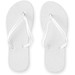 BALI L / XL. Flip-Flops mit vollständig veredelbaren Sublimationssohlen, Weiß