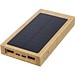 Bambus Solar-Powerbank Elz, beige