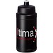 Baseline® Plus 500 ml Flasche mit Sportdeckel, schwarz/schwarz