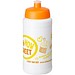 Baseline® Plus 500 ml Flasche mit Sportdeckel, weiß/orange