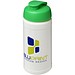 Baseline® Plus 500 ml Sportflasche mit Klappdeckel, weiß/grün