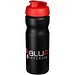 Baseline® Plus 650 ml Sportflasche mit Klappdeckel, schwarz/rot