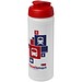 Baseline® Plus 750 ml Flasche mit Klappdeckel, transparent/rot