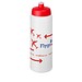 Baseline Plus Flasche mit Sportdeckel, 750 ml, transparent,rot