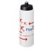 Baseline Plus Flasche mit Sportdeckel, 750 ml, transparent,schwarz