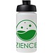 Baseline® Plus grip 500 ml Sportflasche mit Klappdeckel, transparent/schwarz