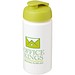 Baseline® Plus grip 500 ml Sportflasche mit Klappdeckel, weiß/limone