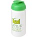 Baseline® Plus grip 500 ml Sportflasche mit Klappdeckel, weiß/grün