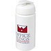 Baseline® Plus grip 500 ml Sportflasche mit Klappdeckel, weiß/weiß