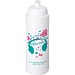 Baseline® Plus grip 750 ml Sportflasche mit Sportdeckel, weiß/weiß