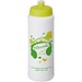 Baseline® Plus grip 750 ml Sportflasche mit Sportdeckel, weiß/limone
