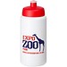 Baseline Plus grip Sportflasche mit Sportdeckel, 500 ml, weiss,rot