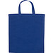 Baumwolltasche mit kurzen Henkeln, blau