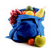 Einkaufstasche Baumwolle, lange Henkel, royalblau