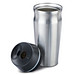 Doppelwandiger Edelstahl-Isolierbecher Elegance, 460 ml, silber