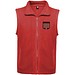 Bellagio Fleece Bodywarmer Unisex, rot, 2XL