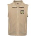 Bellagio Fleece Bodywarmer Unisex, sand meliert, S