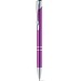 BETA. Aluminium-Kugelschreiber mit Clip, Violett
