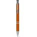 BETA PLASTIC. Kugelschreiber aus ABS mit Metallclip, Orange