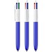 BIC® 4 Colours® Glacé Blau Glacé / Weiß
