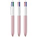 BIC® 4 Colours® Glacé Rosa Glacé / Weiß