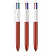 BIC® 4 Colours® Glacé Rot Glacé / Weiß