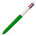 BIC® 4-Farb-Kugelschreiber, grün/weiß