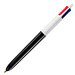 BIC® 4-Farb-Kugelschreiber, schwarz/weiß