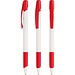 BIC® Media Clic Grip Ecolutions® Kugelschreiber Weiß/Rot Blaue Tinte