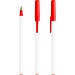 BIC® Round Stic® Ecolutions® ballpen Rot Recycelt Blaue Tinte