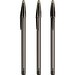 BIC® Style Ballpen Transparent Dunkelgrau / Transparent Dunkelgrau / Blaue Tinte