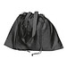 Bio Baumwolltasche (GOTS) mit Verschluss , schwarz