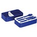 BOCUSE. Lunchbox. Frischhaltebox aus PP und PS 680ml, Blau
