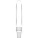 BOLTON. Lanyard SUBLIMATION Long II (20 mm) Duo mit Silikon-Becherhalter, 301 - Weiß