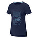 Borax Cool Fit T-Shirt aus recyceltem  GRS Material für Damen, navy, L
