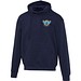 Boris Oversize Kapuzenpullover aus recycelter 280 g/m2 Bio Baumwolle (OCS), unisex, navy, S