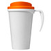Brite-Americano Grande Isolierbecher, 350 ml, weiss,orange