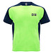 Bugatti T-Shirt Unisex aus recyceltem Material, Fluor Green / schwarz, XL